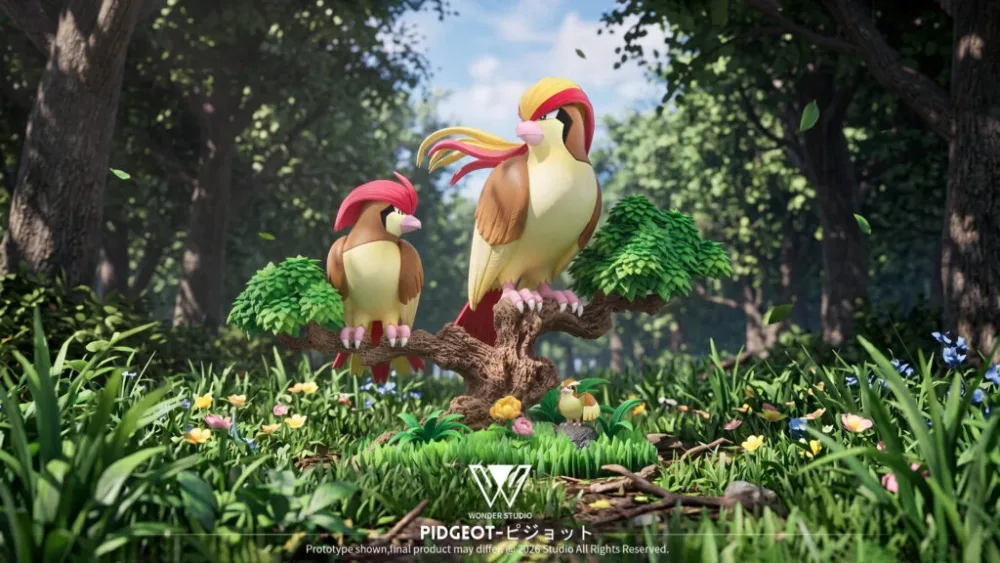[PREORDER] 1/20 Scale World Figure [WONDER] – Pidgey & Pidgeotto & Pidgeot
