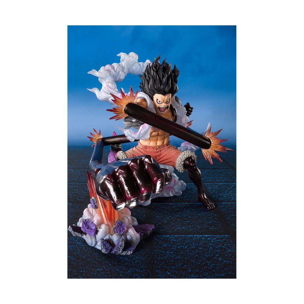 One Piece Figurine Figuarts ZERO Extra Battle Monkey D. Luffy Gear 4 Snake Man King Cobra 21 cm