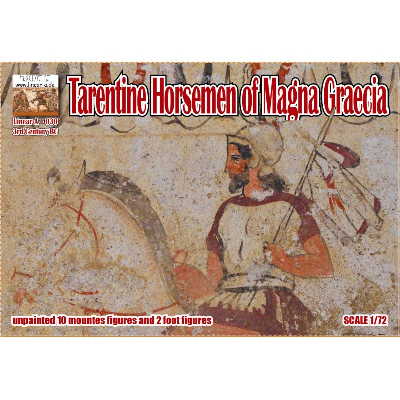 Figurines Cavaliers tarentins de Magna Graecia 3ème siècle avant JC