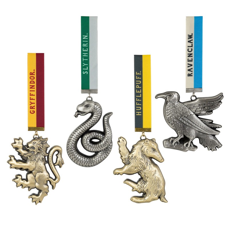 Harry Potter: Ensemble de 4 ornements de mascotte de maison