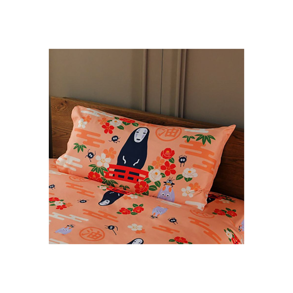 Spirited Away No Face & Flowers Natsu Cushion Cover