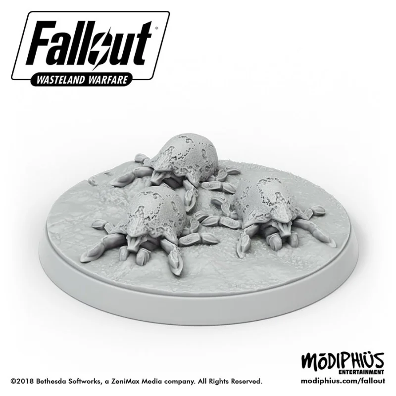 Jeu de plateau Fallout ww mirelurk hatchlings & oeufs