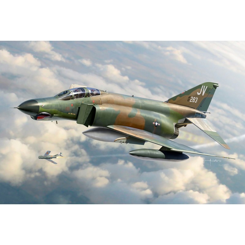 Maquette McDonnell F-4E Phantom II Vietnam WarMarkings pour 7 appareils
