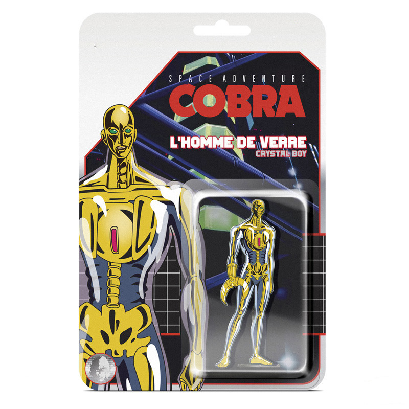 Figurine – COBRA – Pin's l’Homme de Verre / Crystal Bowie SP-Collections