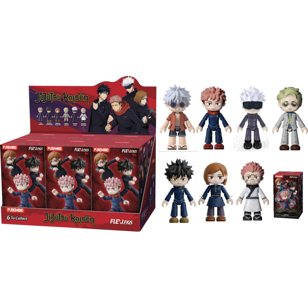 JUJUSTU KAISEN - Flexi Figs Vol.1 - Blind Box (6pcs)