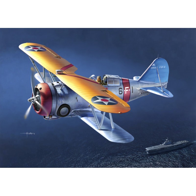 Maquette Grumman F3F-2 chasseur de l'US Navy