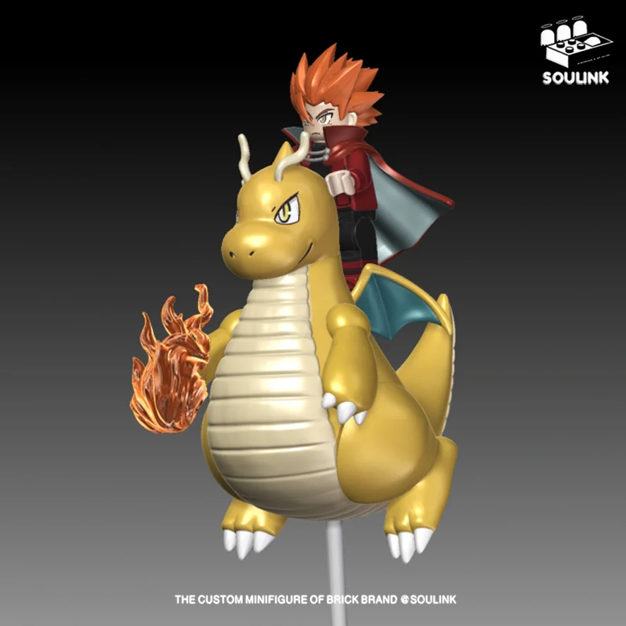 [PREORDER] Pokémon Minifigure [SOULINK] – Lance / Dragonite