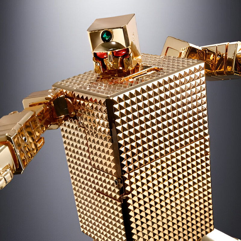GOLDEN WARRIOR GOLD LIGHTAN GX-32SP Gold Lightan The Golden Warrior Chogokin 50th Version Soul of Chogokin Bandai – Collection