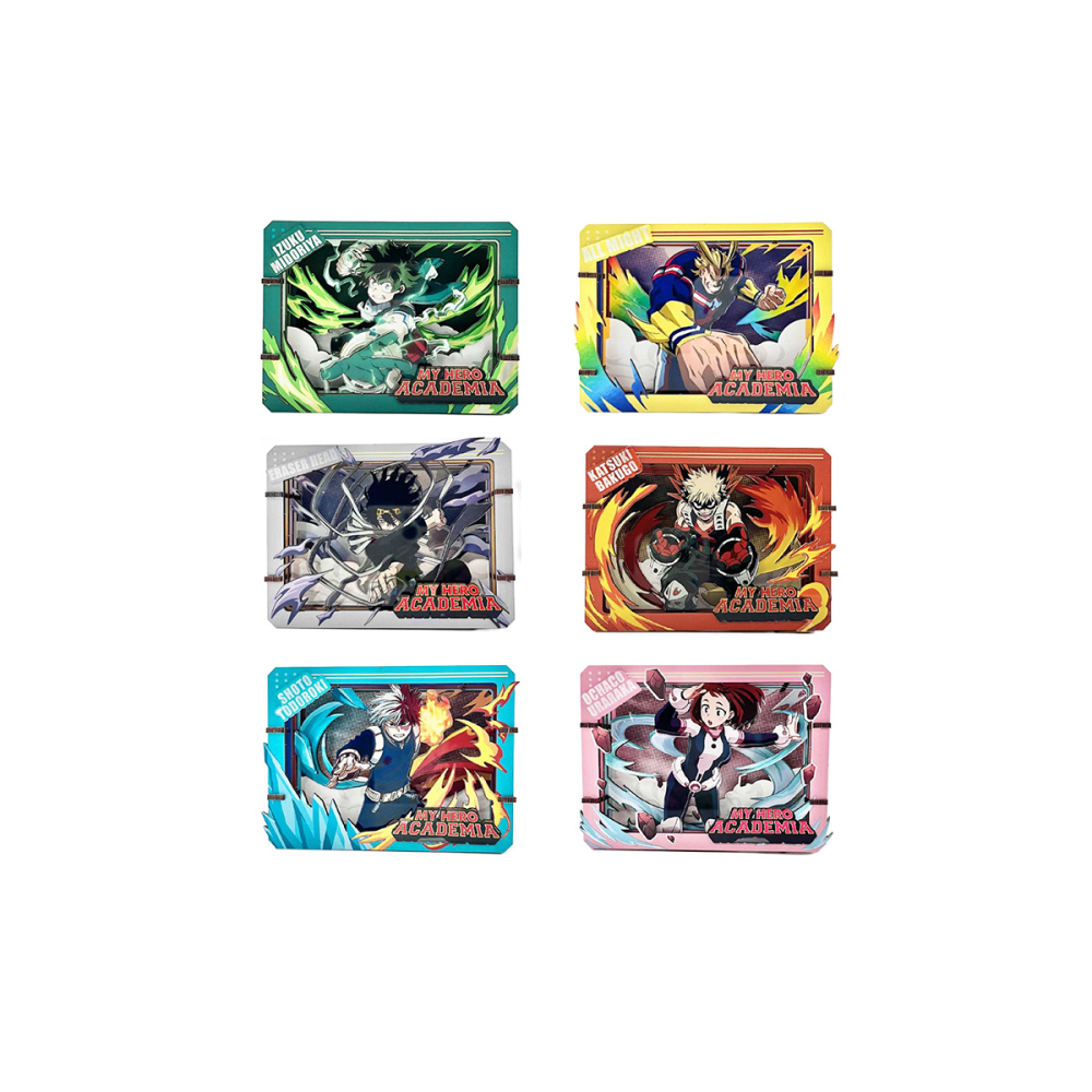 My Hero Academia Puremind Wooden Gallery S Blind Box Asst 6pcs