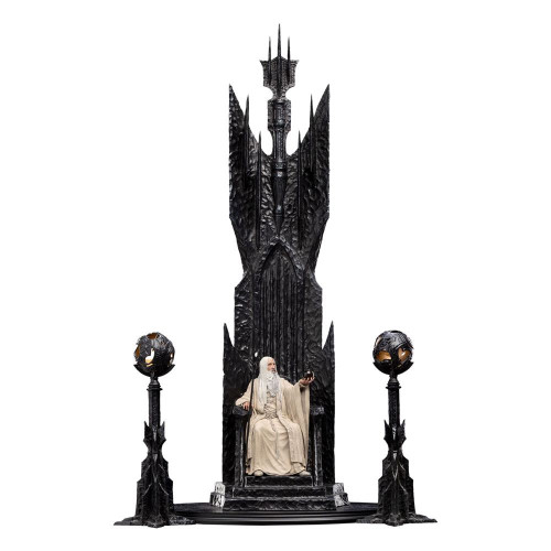 Le Seigneur des Anneaux statue 1/6 Saruman the White on Throne 110 cm - WETA