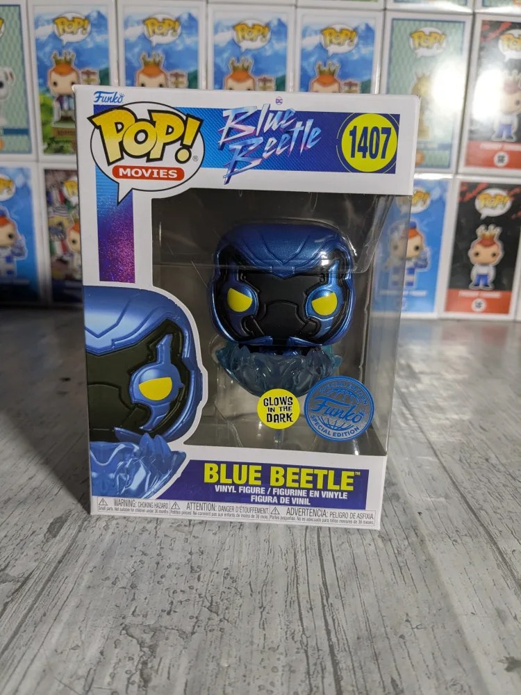Funko Pop! – Heroes #1407 – Blue Beetle (Glow)