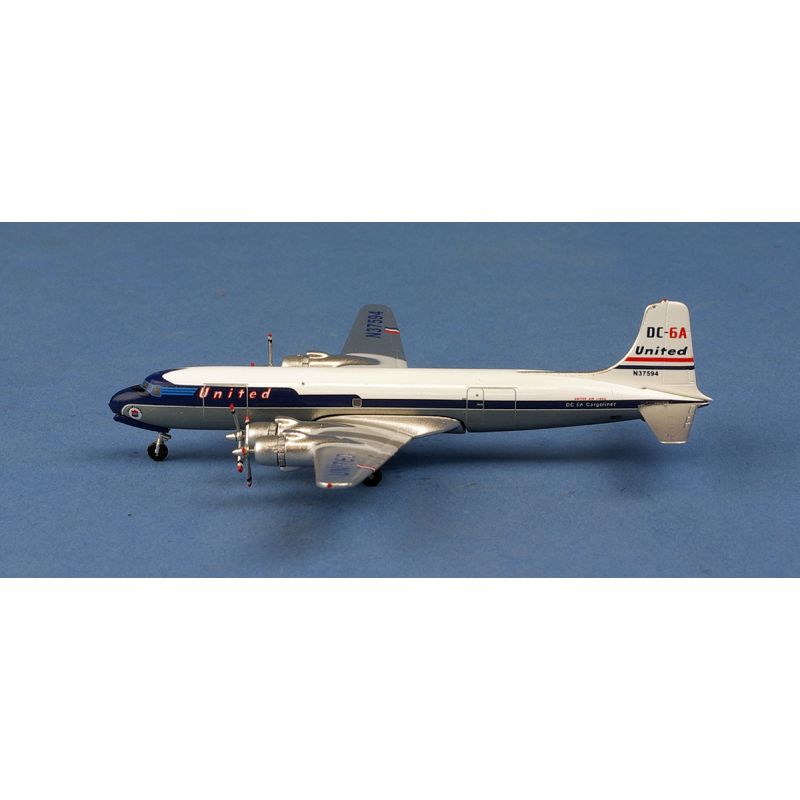Miniature United Air Cargo Douglas DC6 N37594