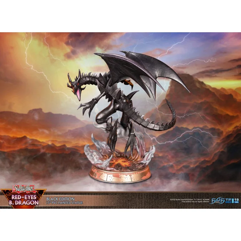 Figurine Yu-Gi-Oh! Red-Eyes B. Dragon Black Colour 33 cm