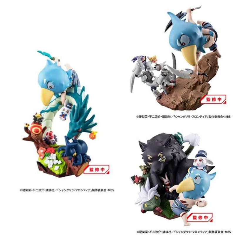Figurine Petitrama Ex Shangri-la Frontier Vs Monster Diorama Collection Set