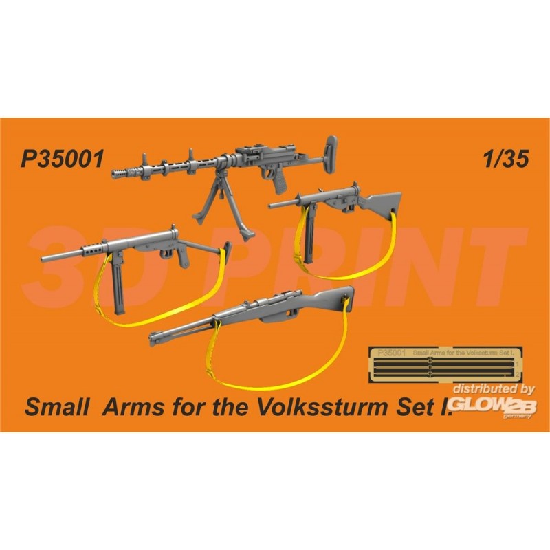 Maquette arme Armes légères pour le Volkssturm Set I.