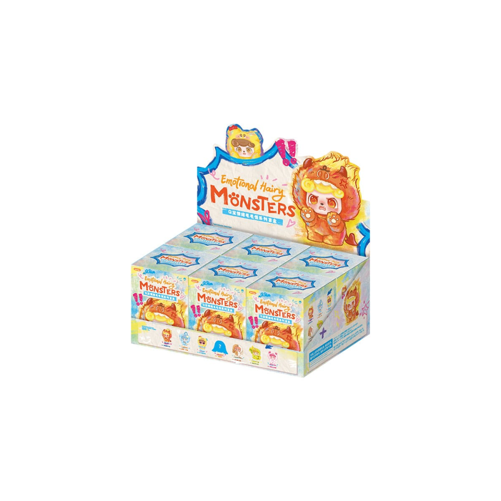 QKid: Emotional Hairy Monsters Series Blind Box Figurine 12 - 14 cm Display (6)