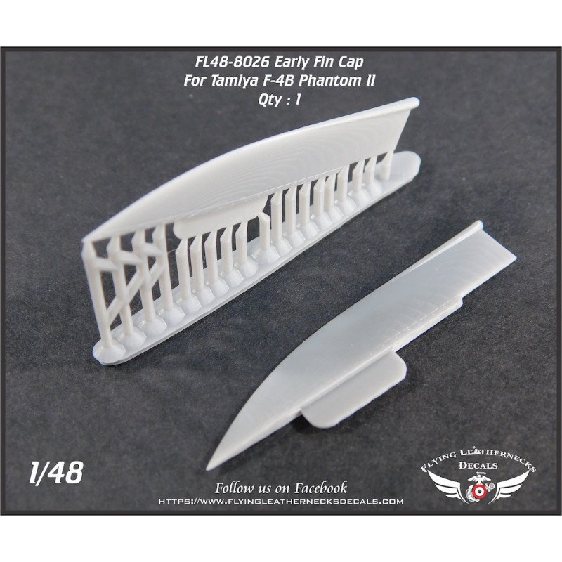 Accessoire McDonnell F-4B Phantom Early Fin Cap (conçu pour être utilisé avec les kits Tamiya)
