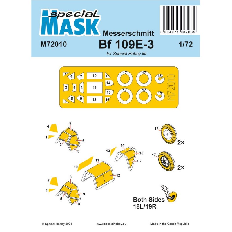 Accessoire Messerschmitt Bf-109E-1/3
