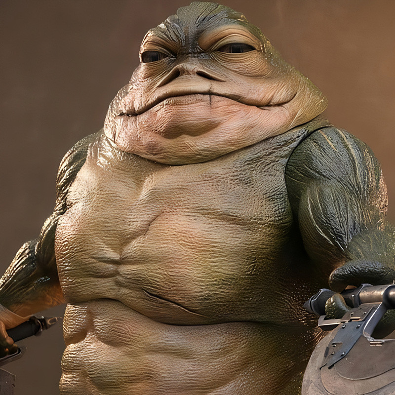 STAR WARS Rotta The Hutt Movie Masterpiece Hot Toys – Figurine