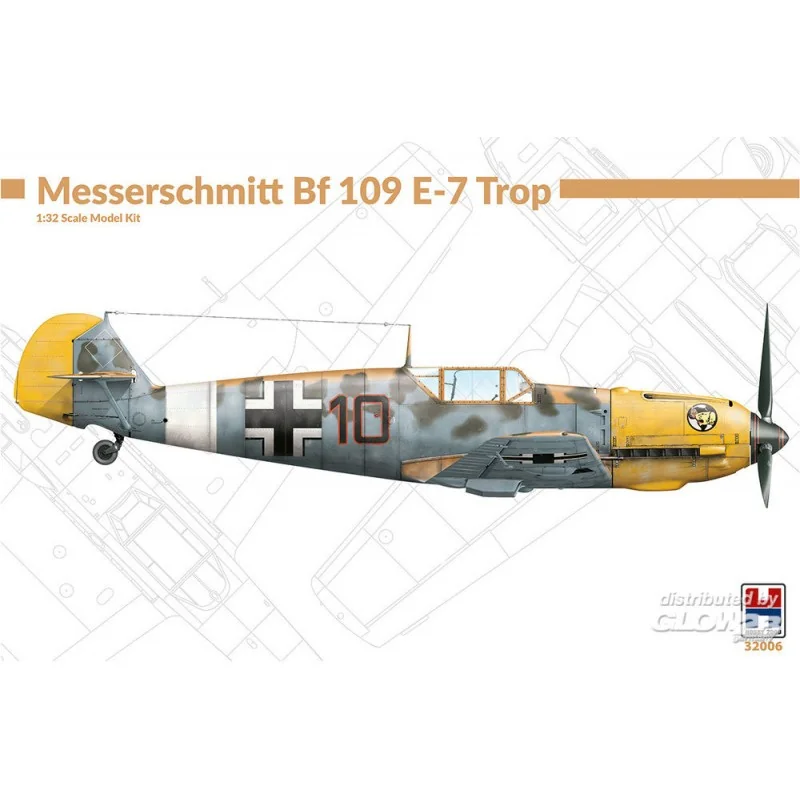 Maquette Messerschmitt Bf 109 E-7 trop