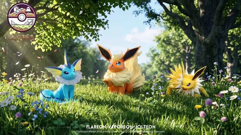 [PREORDER] 1/20 Scale World Figure [TUFANG] – Vaporeon & Jolteon & Flareon