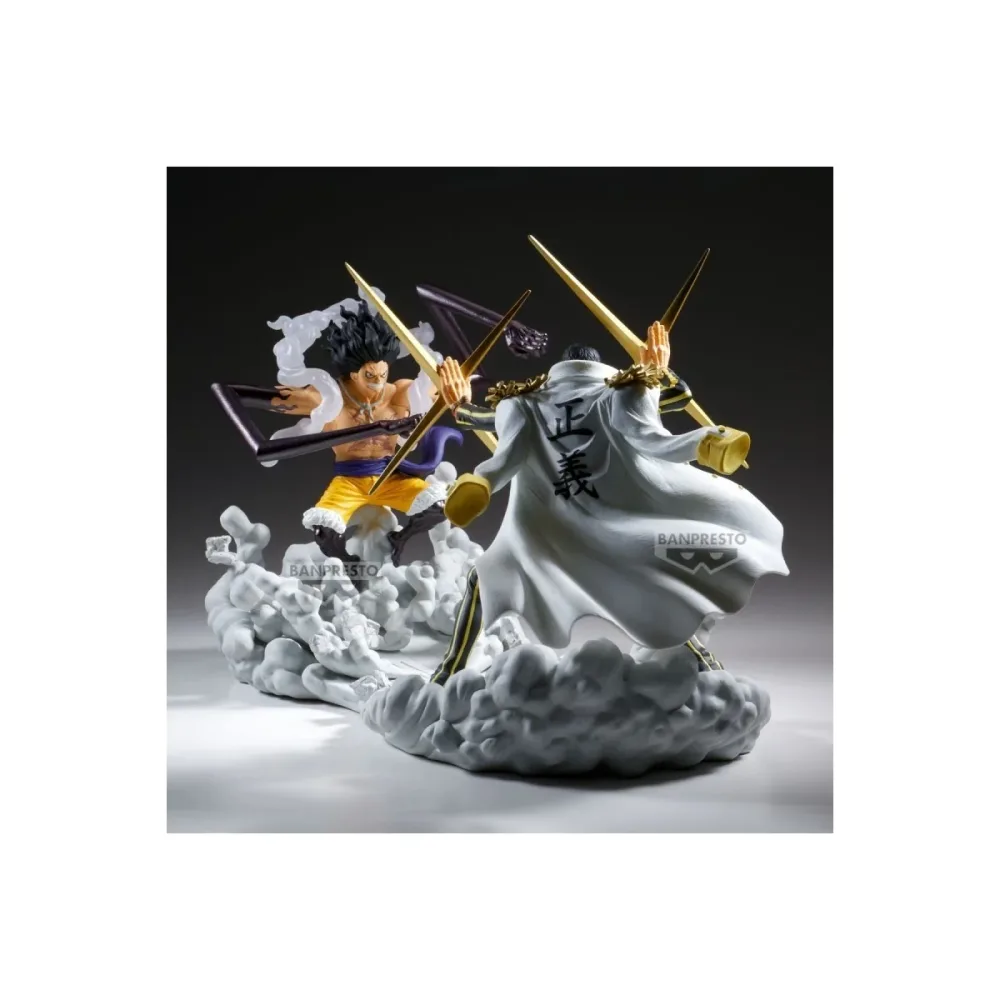 One Piece - Set 2 Figurines Luffy vs Borsalino - Senkozekkei