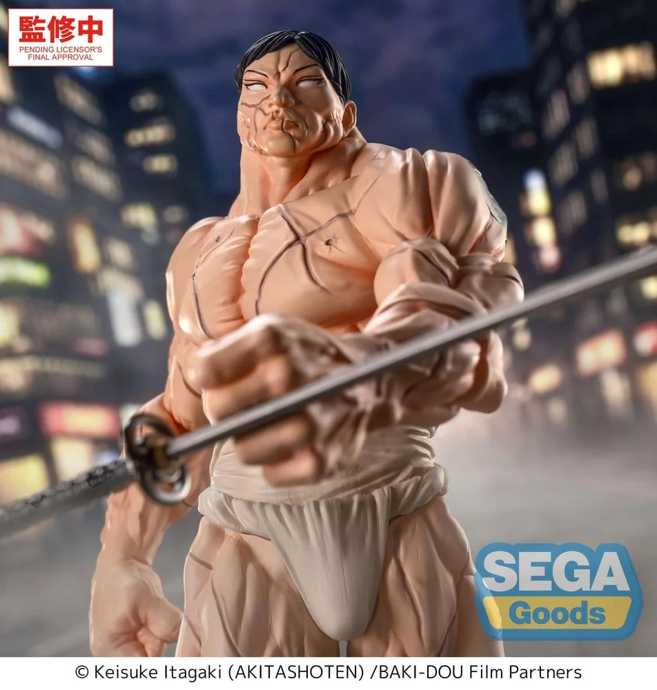Baki-Dou Luminasta figurine PVC Kaoru Hanayama
