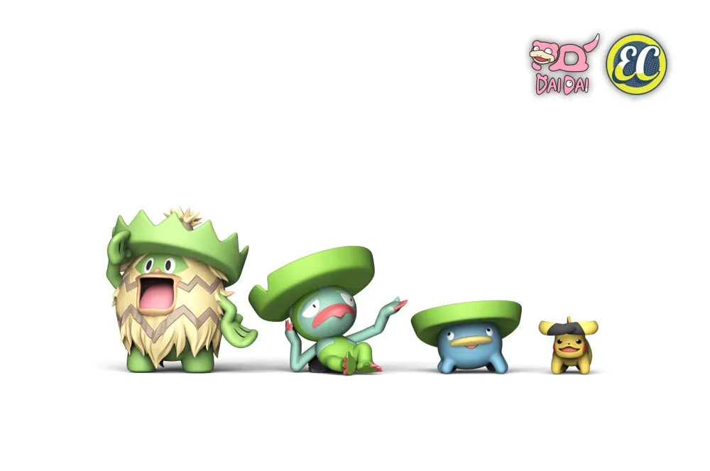 [IN STOCK] 1/20 Scale World Figure [EC & DAIDAI] – Lotad & Lombre & Ludicolo