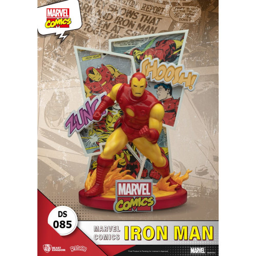 Marvel Comics diorama PVC D-Stage Iron Man 16 cm - Beast kingdom