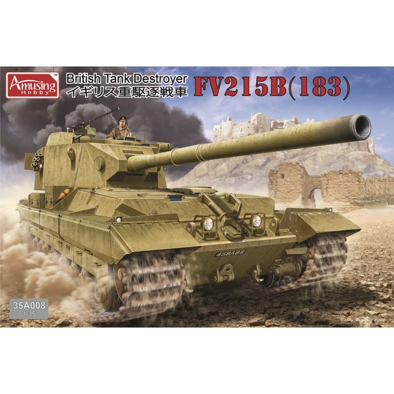 Maquette FV215B (183) chasseur de chars britannique
