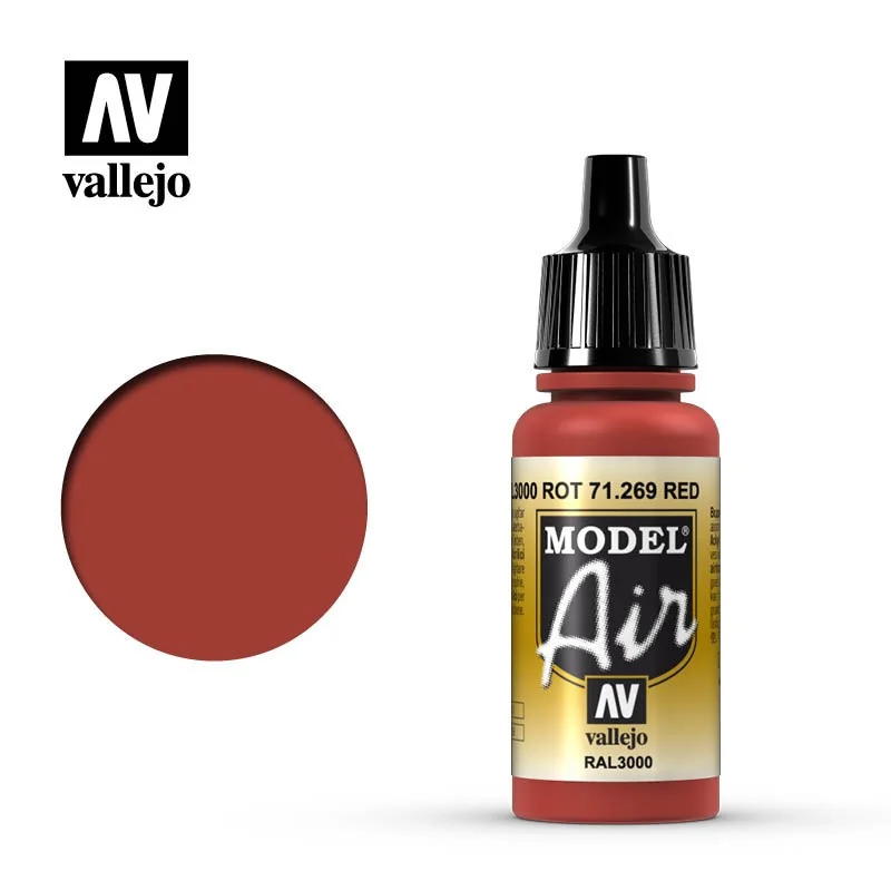Peinture Modèle air 71269 rouge ral3000
