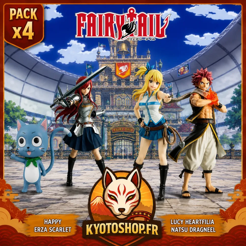 Pack Fairy Tail 20th Anniversary Figurine Ichibansho (4)