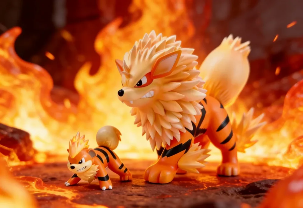 [PREORDER] 1/20 Scale World Figure [DZJ] – Growlithe & Arcanine