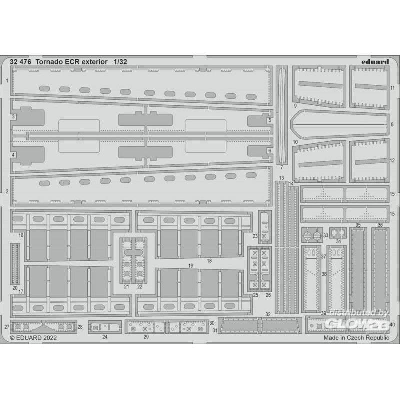 Tornado ECR extérieur pour ITALERI