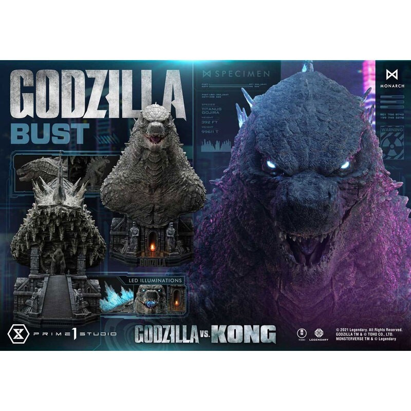 Godzilla vs Kong buste Godzilla Bonus Version 75 cm