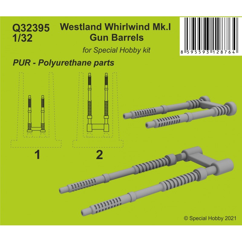 Accessoire Canons de fusil Westland Whirlwind Mk.I