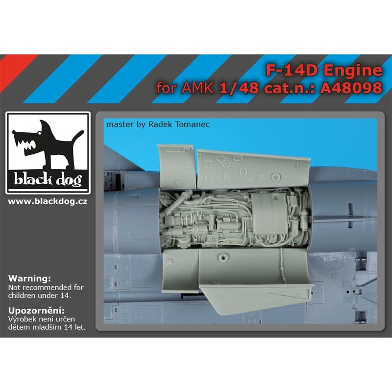 Accessoire Moteur Grumman F-14D Tomcat (conçu pour être utilisé avec les kits Avant Garde)