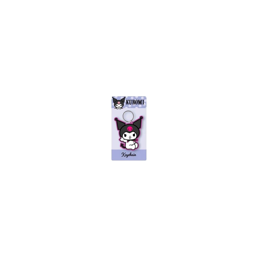 KUROMI - Violet - Porte-clés en Caoutchou