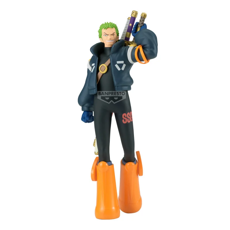 One Piece The Shukko Figurine Zoro Egg Head 23 cm