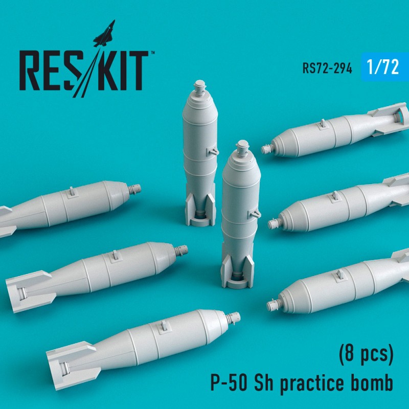Bombe d'entraînement P-50 Sh (8 pièces)(Mikoyan MiG-21, Mikoyan MiG-23, Mikoyan MiG-27, Su-7, Su-17, Su-24, Su-25, Su-27, Su-30,