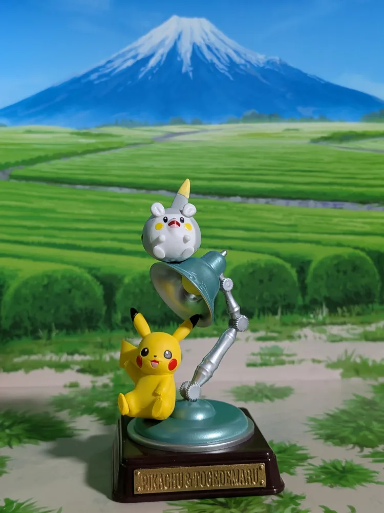 Pikachu & Togedemaru (~10cm) – Re-Ment Pokémon Vintage Collection Steel Type