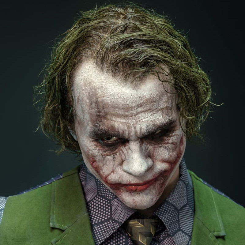 BATMAN The Dark Knight Buste Taille Réelle The Joker Queen Studios – Collection