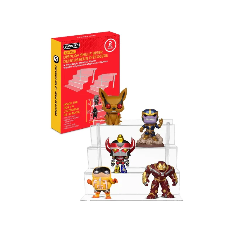 EVORETRO - Présentoirs en acrylique pour Funko Pops et figurines