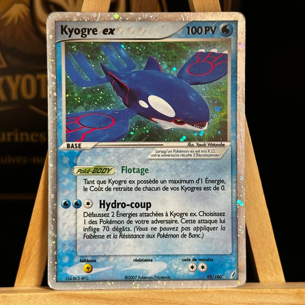 Pokémon – Carte Kyogre ex 95/100 – EX Gardiens de Cristal – FR