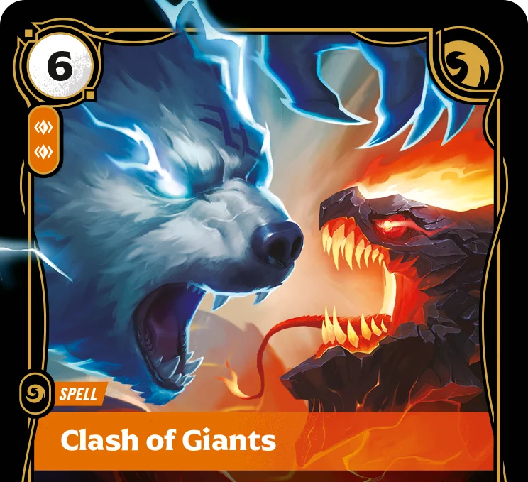 Riftbound - Carte Choc des titans FOIL (FR)
