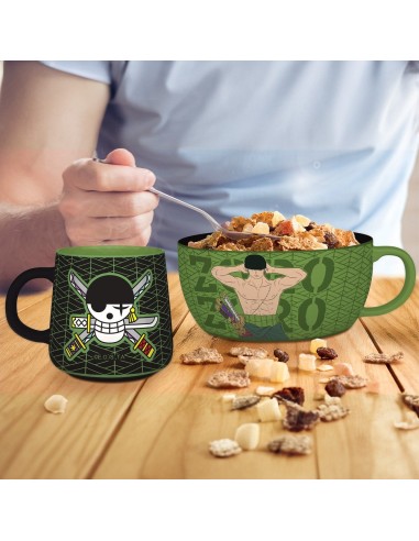 Set de Desayuno con Taza y Cuenco Zoro One Piece – Manga
