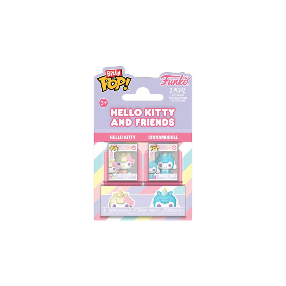 Figurine Pop Hello Kitty - pack 2 figurines Bitty POP! Vinyl HK & Cinnamonroll 2,5 cm