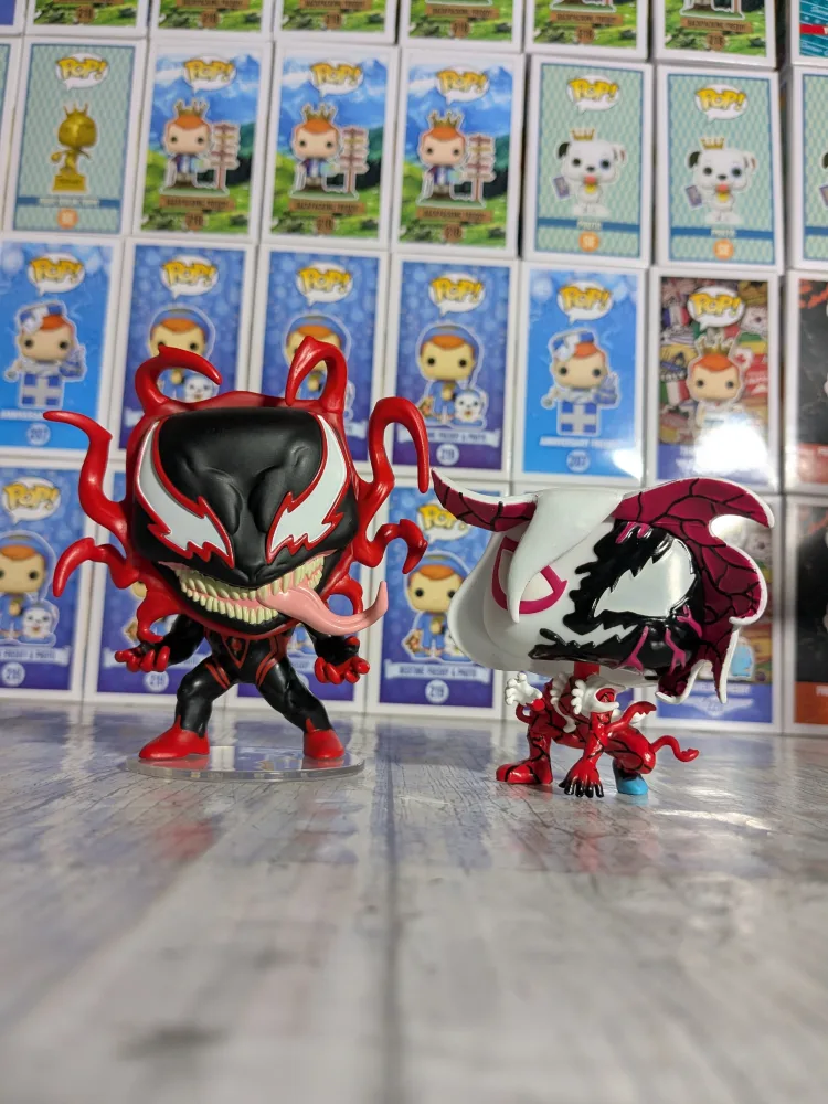 Funko Pop! – Marvel Comics – Venom & Carnage Ghost Spider (Bundle)