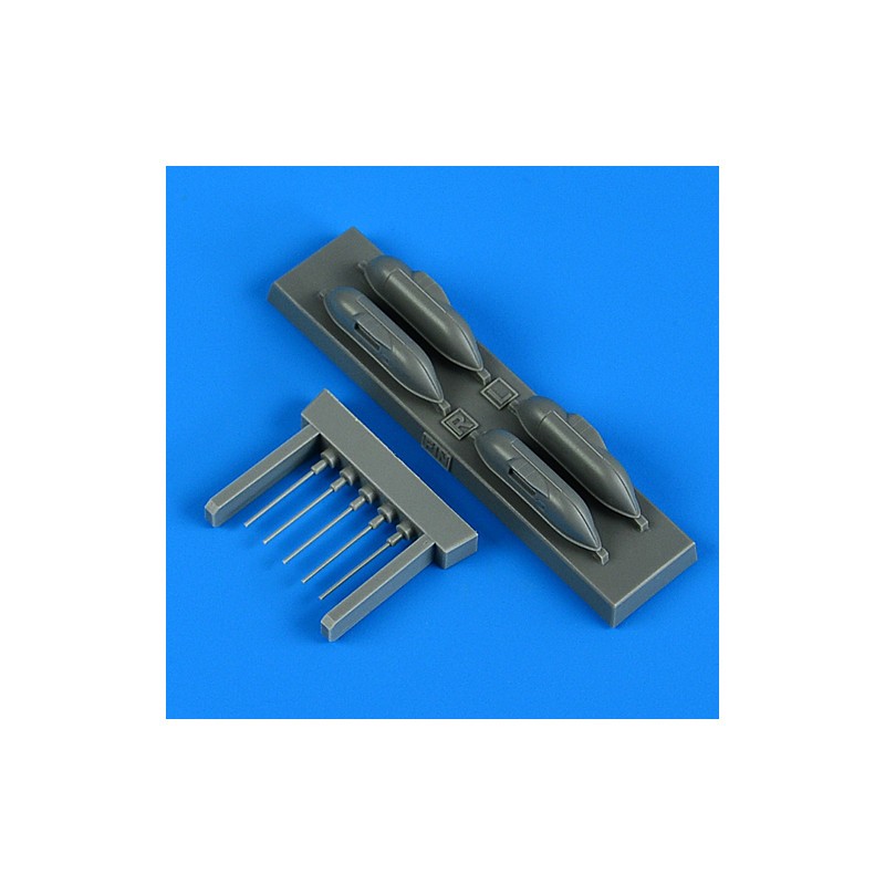 Gousses de canon Messerschmitt Bf-109G-6/R6 (conçues pour être utilisées avec les kits Fine Moulds)