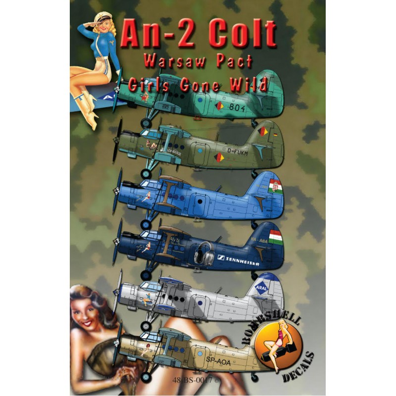 Décal Antonov An-2 'Colt' Pacte de Varsovie Girls Gone Wild